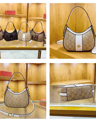Borsa di lusso da donna 2026 Nuova borsa a tracolla diagonale a spalla singola stampata retrò in PU di alta qualità