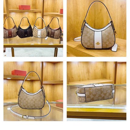 Borsa di lusso da donna 2026 Nuova borsa a tracolla diagonale a spalla singola stampata retrò in PU di alta qualità
