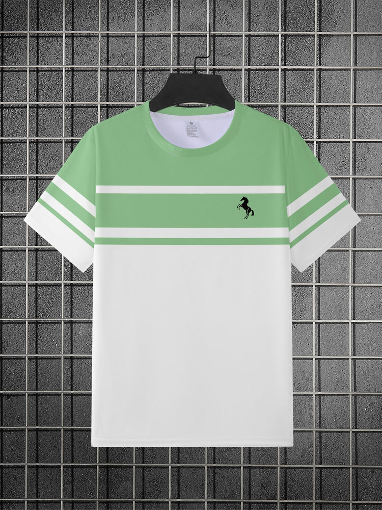 T-shirt da uomo estiva 2026 con stampa 3D, traspirante, leggera, comoda, alla moda e stile outdoor