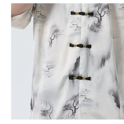 Camicie Stampate da Uomo, Stile Retrò Hawaiano, Traspiranti, Comode e Oversize con Maniche Corte