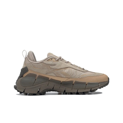 Reebok Zig Kinetica 2.5 Running Shoes Unisex Low Top Brown/Gray