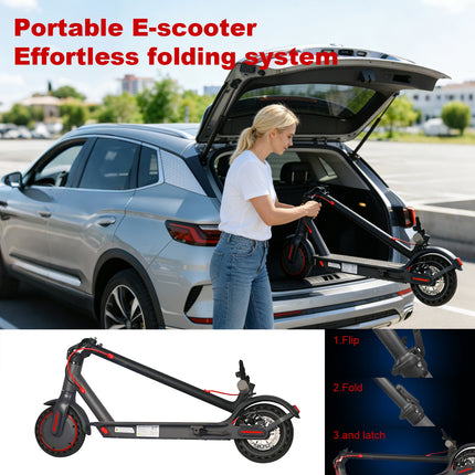 JUICEASE JB80 Scooter elettrico 500W Potenza di picco 35KM 31KM/H 36V10.5AH Batteria lunga Pneumatici da 8,5 pollici con Smart APP Pieghevole EScooter