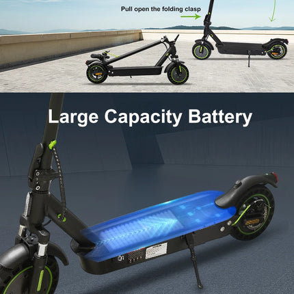Monopattino Elettrico Wildstride 350W/500W con Motore Potente, Autonomia 30&45km, Batteria 15ah, Pneumatici da 10 Pollici, Velocità 35km/h, Pieghevole, App Intelligente, per Adulti, Modello E5max