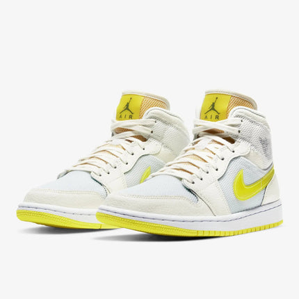 Scarpe da basket medie Nike originali Air Jordan 1 Mid AJ1 Lakers DB2822-107 platinumshop