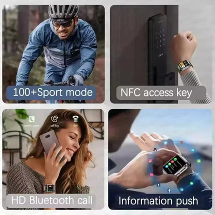 2026 Nuovo aggiornamento AI diagnostico Airbag pressione sanguigna precisa salute SmartWatch acido urico ECG lipidi nel sangue Smartwatch uomo donna platinumshop