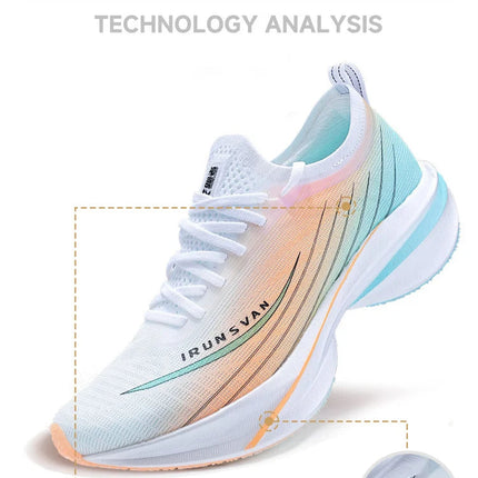IRUNSVAN Rehuo 2.0PRO Full Length T800 Carbon Plate Running Shoes  Marathon  Professional Training, Men's  24098 PlatiNum