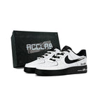 Nike Air Force 1 Abrasion Resistant Lightweight Height Increasing Low top Skateboard Shoes Unisex Black White
