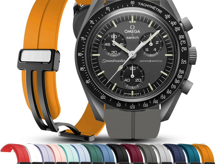 22mm 20mm cinturino magnetico in silicone per Omega X Swatch Joint MoonSwatch cinturino per Xiaomi Watch S4 S3 S2 S1/Huawei GT6Pro GT6 5 4 46 platinumshop