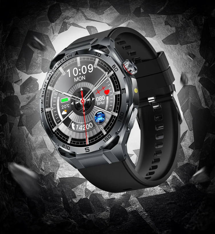 Nuovo Smartwatch 2026 con Analisi AI del Grasso Corporeo, ECG+PPG, Acido Urico, Pressione Sanguigna, Ossigeno nel Sangue, Chiamate, Schermo AMOLED per Uomini e Donne platinumshop