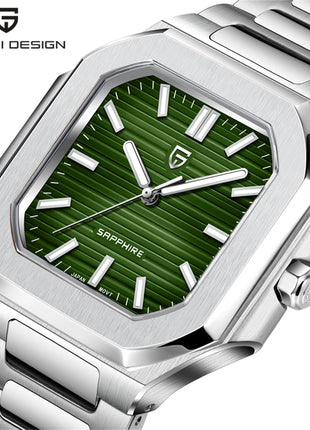 PDYS019 PAGANI DESIGN Orologi da polso al quarzo da uomo TMI VH31 37MM 10Bar Impermeabile 316L Acciaio inossidabile di lusso Zaffiro