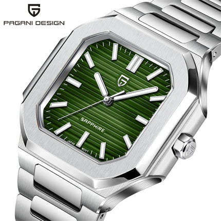 PDYS019 PAGANI DESIGN Orologi da polso al quarzo da uomo TMI VH31 37MM 10Bar Impermeabile 316L Acciaio inossidabile di lusso Zaffiro