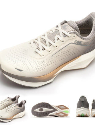 ONEMIX Scarpe da corsa da jogging per uomo Scarpe da ginnastica da esterno super leggere Scarpe da passeggio antiscivolo con ascensore Donna PlatiNum