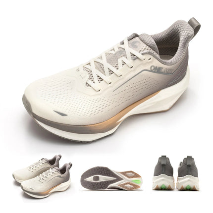 ONEMIX Scarpe da corsa da jogging per uomo Scarpe da ginnastica da esterno super leggere Scarpe da passeggio antiscivolo con ascensore Donna PlatiNum