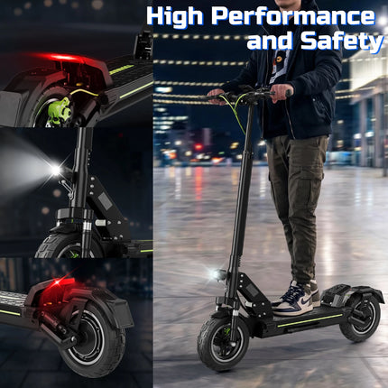 Monopattino elettrico TODIMART D5 D6 D6PRO 48V 18.2Ah 490W Max, velocità 24 km/h, autonomia 40-60 km, sospensioni a molla, connessione APP, monopattino elettrico fuoristrada per adulti