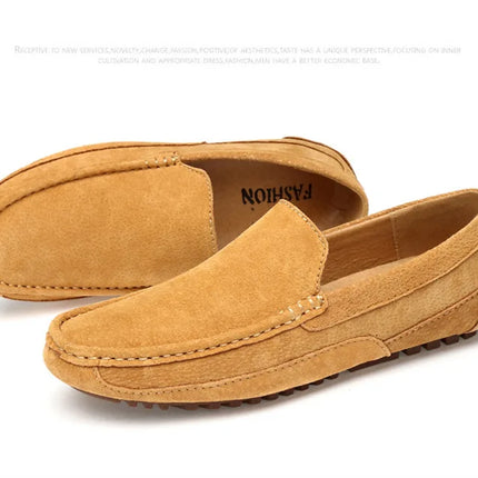 Mocassini da uomo in pelle scamosciata di lusso 2022 scarpe casual da uomo scarpe da barca fatte a mano da uomo Slipon scarpe da guida mocassini maschili Zapatos