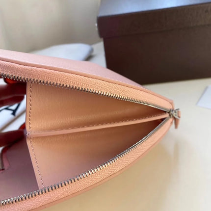 Borsa a tracolla da donna in vera pelle a forma di cuore, anti-graffio, con tracolla regolabile, piccola e graziosa, ideale per appuntamenti e shopping quotidiano - Nuova collezione 2026