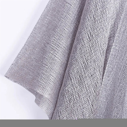 Abito copricostume da spiaggia lavorato a maglia trasparente con nappe sexy con frange Tunica in rete lucida per costumi da bagno da donna Abito da spiaggia leggero con copertura in rete platinumshop