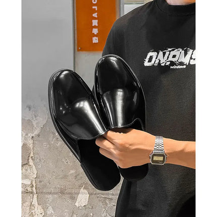 Nuovi Mocassini da Uomo 2026, Scarpe Eleganti di Lusso in Pelle Verniciata, Antiscivolo, per Esterni, Estive, Fatti a Mano