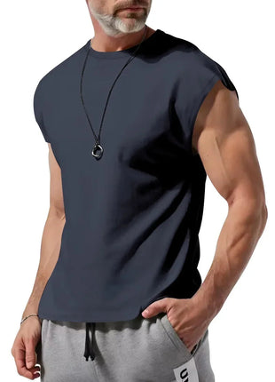 Amazon cross-border men's clothing summer new sleeveless t-shirt youth casual loose thin vest men PlatiNum