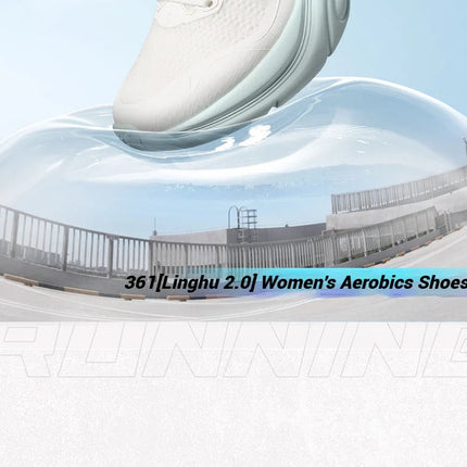 361 Degrees Women Enchanted 2.0 Running Shoes Lightweight Versatile Soft Cushioning Durable Versatile Female Sneakers 682512235 PlatiNum