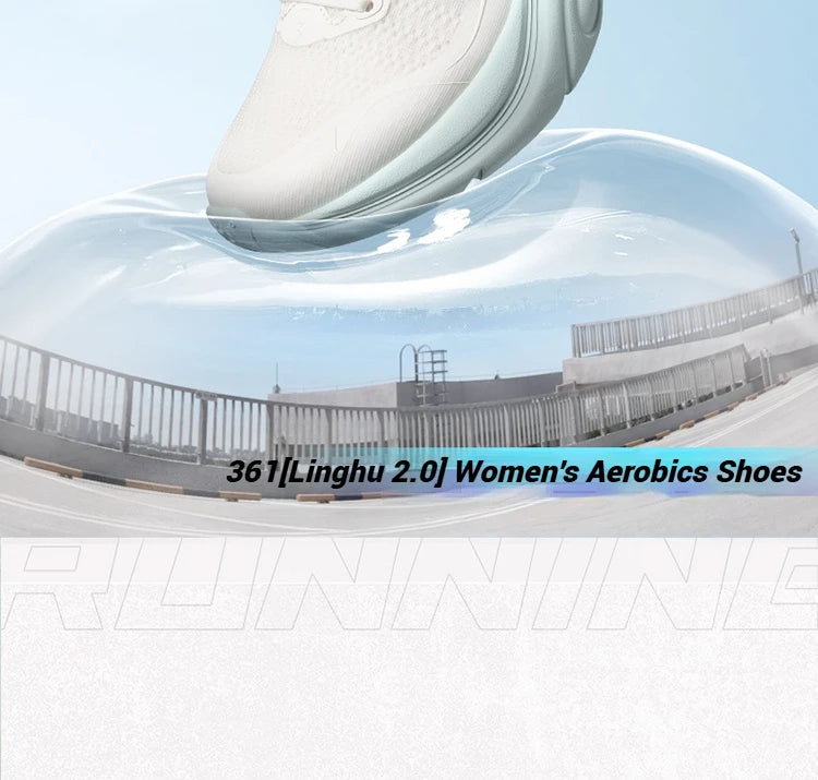361 Degrees Women Enchanted 2.0 Running Shoes Lightweight Versatile Soft Cushioning Durable Versatile Female Sneakers 682512235 PlatiNum