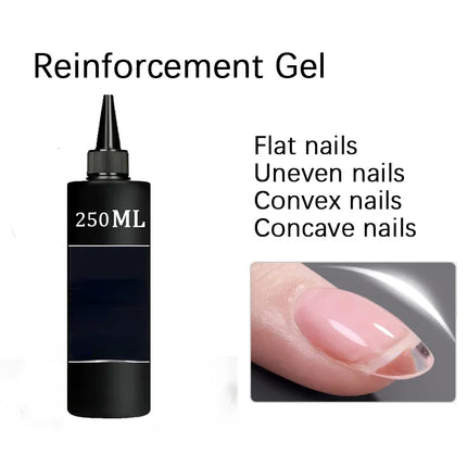 500/250g Base Gel No Wipe Top Coat High Quality Long Lasting Soak Off UV Gel Nail Polish Hybrid Gel Varnish Without Sticky Layer