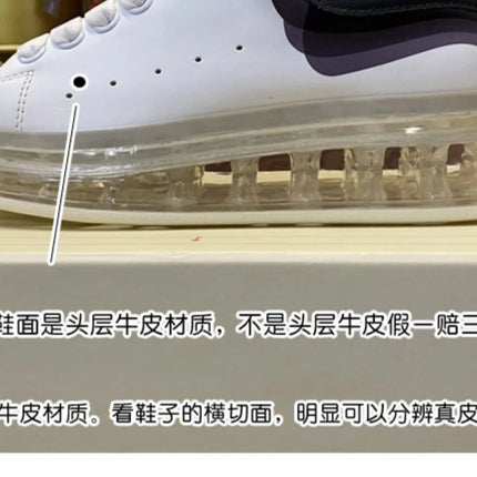 Handmade Men Casual Shoes Genuine Leather Oversize Platform Sneakers Air Cushion Trainers Man Flat Loafers Daily Office Footwear