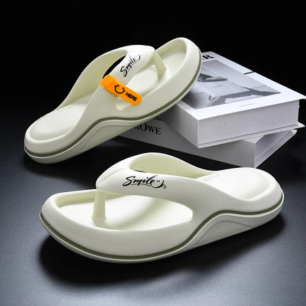 New Men's Women's Slippers Flip Flops Indoor Outdoor Beach Sandals Super Soft Bottom Slides Men's Slippers with Thick Non-slip Sole