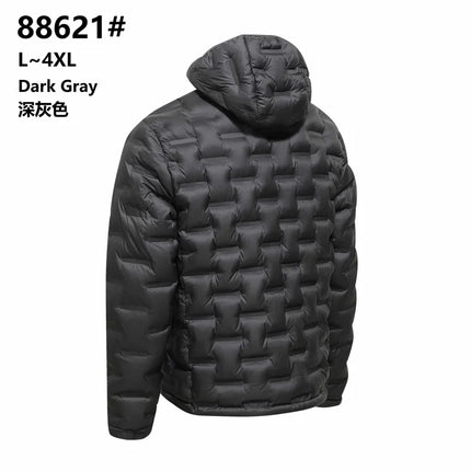 Graphene Self-heating Puffer Jacket Men Solid Windproof Pleated Padded Jackets Brand Classical Warm Winter Down Coat Male Parkas