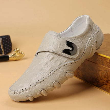 Mocassini Estivi da Uomo per Matrimonio, Scarpe Eleganti da Passeggio, Mocassini da Guida, Nuovi Arrivi Scarpe Casual da Uomo in Pelle Spaccata Slip-on, Scarpe Basse da Uomo