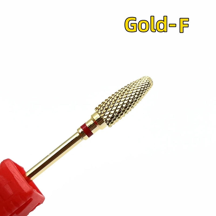 1Pc Bullet Carbide Nail Drill Bits Professional 3/32"Tungsten Flame Nail Bit Manicure Acrylic Gel Remover Nail Accessories Tools