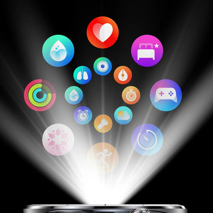 Nuovo Smartwatch 2026 per Analisi del Grasso Corporeo, ECG+PPG, Acido Urico, Pressione Sanguigna, Ossigeno nel Sangue, Orologio con Chiamate per Uomini e Donne platinumshop