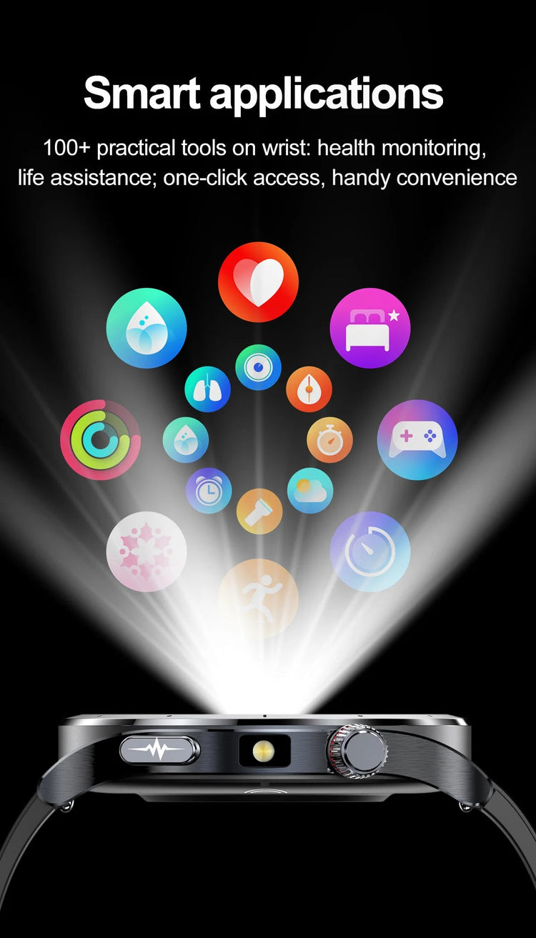Nuovo Smartwatch 2026 per Analisi del Grasso Corporeo, ECG+PPG, Acido Urico, Pressione Sanguigna, Ossigeno nel Sangue, Orologio con Chiamate per Uomini e Donne platinumshop