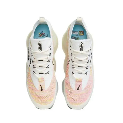 Nike Air Max Scorpion Women Low Top Air Cushion Sneakers Retro Comfort Wear Resistant Breathable White Casual Running Footwear