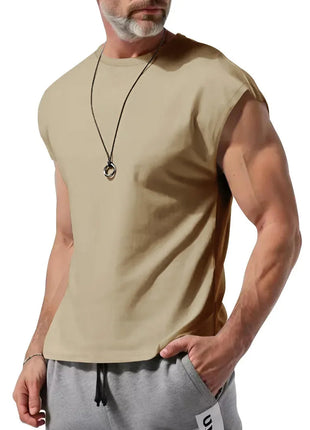 Amazon cross-border men's clothing summer new sleeveless t-shirt youth casual loose thin vest men PlatiNum