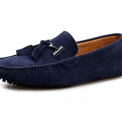 Mocassini da uomo primavera estate scarpe Casual in pelle scamosciata Slip-ons da uomo Luxury Brand Mocassin Man Plus Size 50 51 52 53 per piede grande