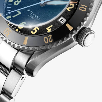 ADDIESDIVE Luxury Men's Watch MY-H9 Sapphire Crystal Ceramic Bezel 200m Waterproof Retro Luminous Diving Mechanical Wristwatch