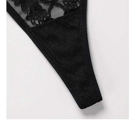 Sexy Girls G String Lace Thong Panties Women Briefs Hollow Out Transparent Thin Underwear Female Low Waist Lingerie Size S-XL