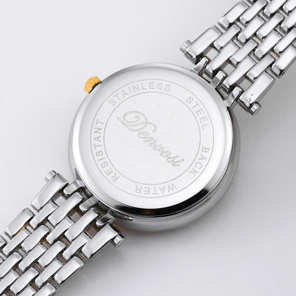 Orologio al quarzo da donna DENVOSI Orologio da polso da donna All-match con montatura di diamanti di lusso elegante e alla moda delle migliori marche platinumshop