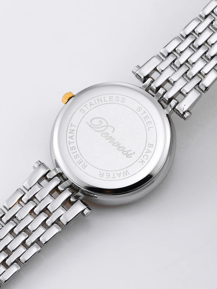 Orologio al quarzo da donna DENVOSI Orologio da polso da donna All-match con montatura di diamanti di lusso elegante e alla moda delle migliori marche platinumshop