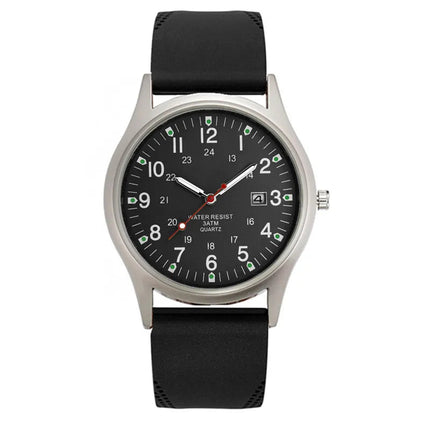 Orologi economici di marca da uomo Studenti Moda Casual Cinturino in silicone Sport Militare Data Orologio da polso al quarzo Nero Relogio Masculino platinumshop