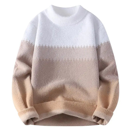 Winter Sweaters for male men thick O-neck sweater men Student youth sweaters autumn Men's wool Casual Knitwear Pullover