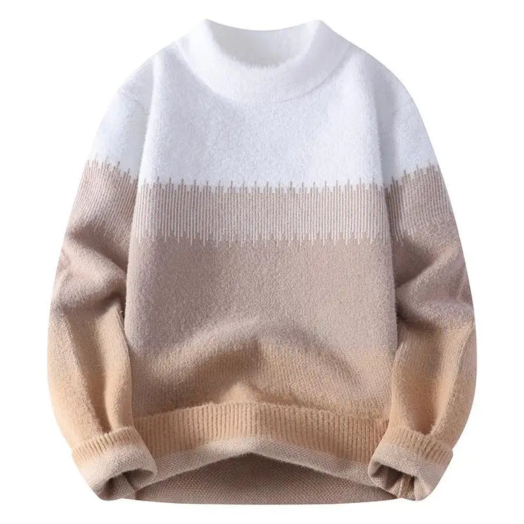 Winter Sweaters for male men thick O-neck sweater men Student youth sweaters autumn Men's wool Casual Knitwear Pullover