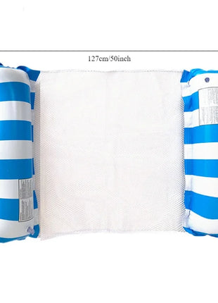 Amaca gonfiabile per piscina galleggiante Amaca per adulti Amaca per acqua per adulti 4 in 1, sella, deriva, lettino, galleggianti Zattere Piscina Lago Spiaggia