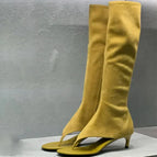 506-khaki  Suede