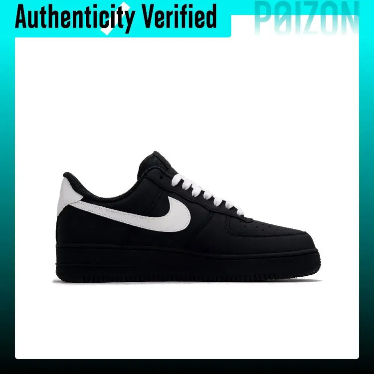 Nike Air Force 1 Oreo Low top Skateboard Shoes Unisex Black CW2288-001(Team1509-)