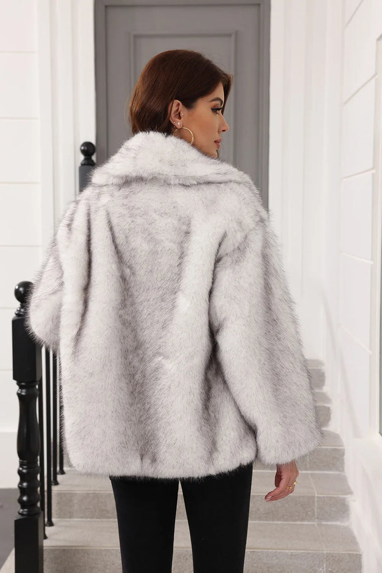 ZADORIN Luxury Belted Mid Long White Faux Fur Coat For Woman Clothes Winter Oversize Fluffy Jacket Fox Fur Faux Coat Outerwears