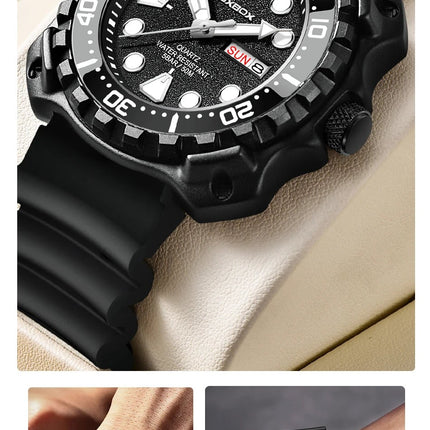 Orologio da uomo LIGE 2026 alla moda, orologio sportivo di lusso con quadrante grande, impermeabile, luminoso, al quarzo, con datario, per uomo, marca Foxbox platinumshop