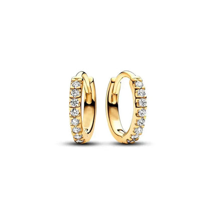 Orecchini in Argento Puro 925 con Zirconi a Forma di Cuore, Stella, Luna e Cerchio, Gioielli per Donne, Regalo per Compleanno, Festa della Mamma, Accessori platinumshop