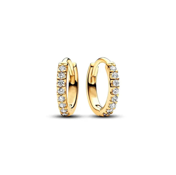 Orecchini in Argento Puro 925 con Zirconi a Forma di Cuore, Stella, Luna e Cerchio, Gioielli per Donne, Regalo per Compleanno, Festa della Mamma, Accessori platinumshop